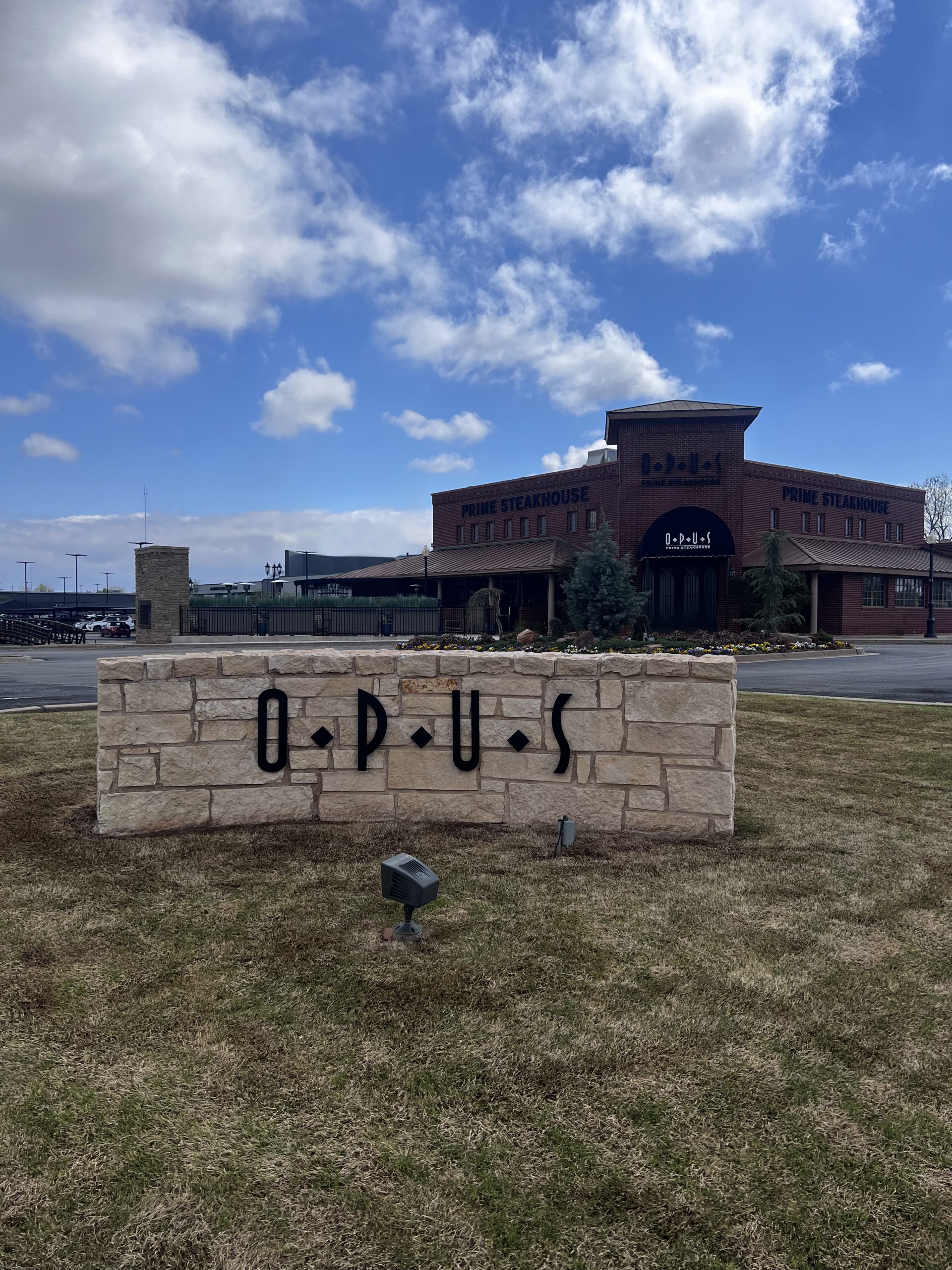 Opus Prime Steakhouse Sign